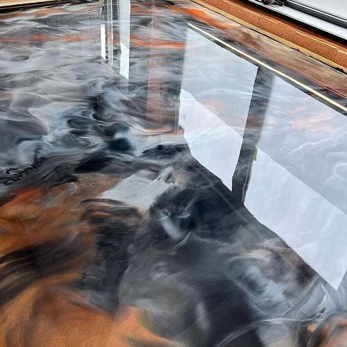 garage epoxy flooring  design